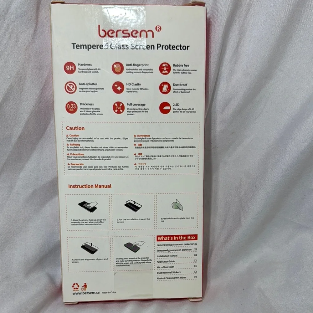 Tempered Glass Screen Protector for Smartphones - Clear new